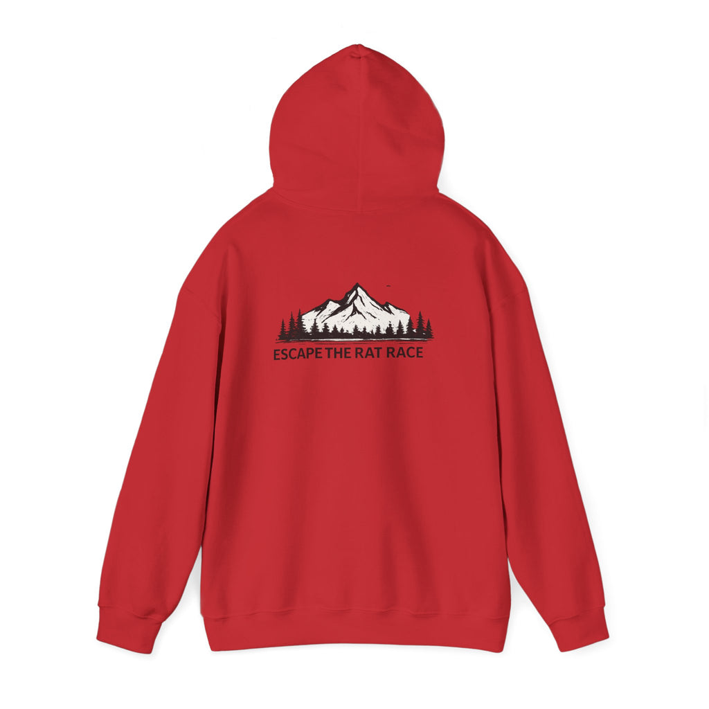 Escape the Rat Race Hoodie — Mountain Forest Adventure Pullover