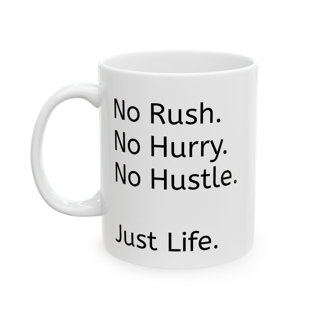 Ceramic Mug — "Simple Life" Minimalist Camping Coffee Mug (11oz/15oz)