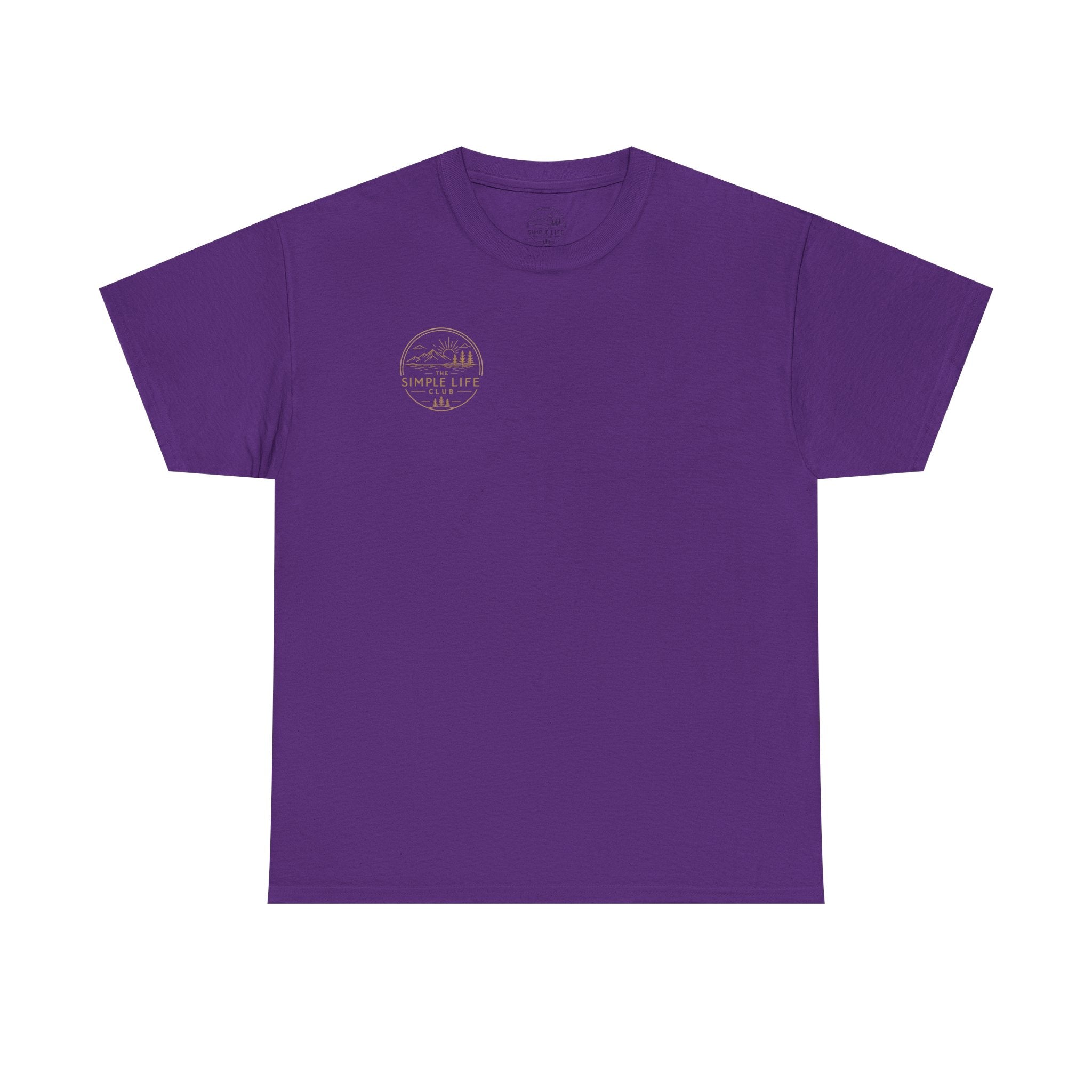 Simple Life Club T-Shirt — Minimalist Nature Graphic Tee