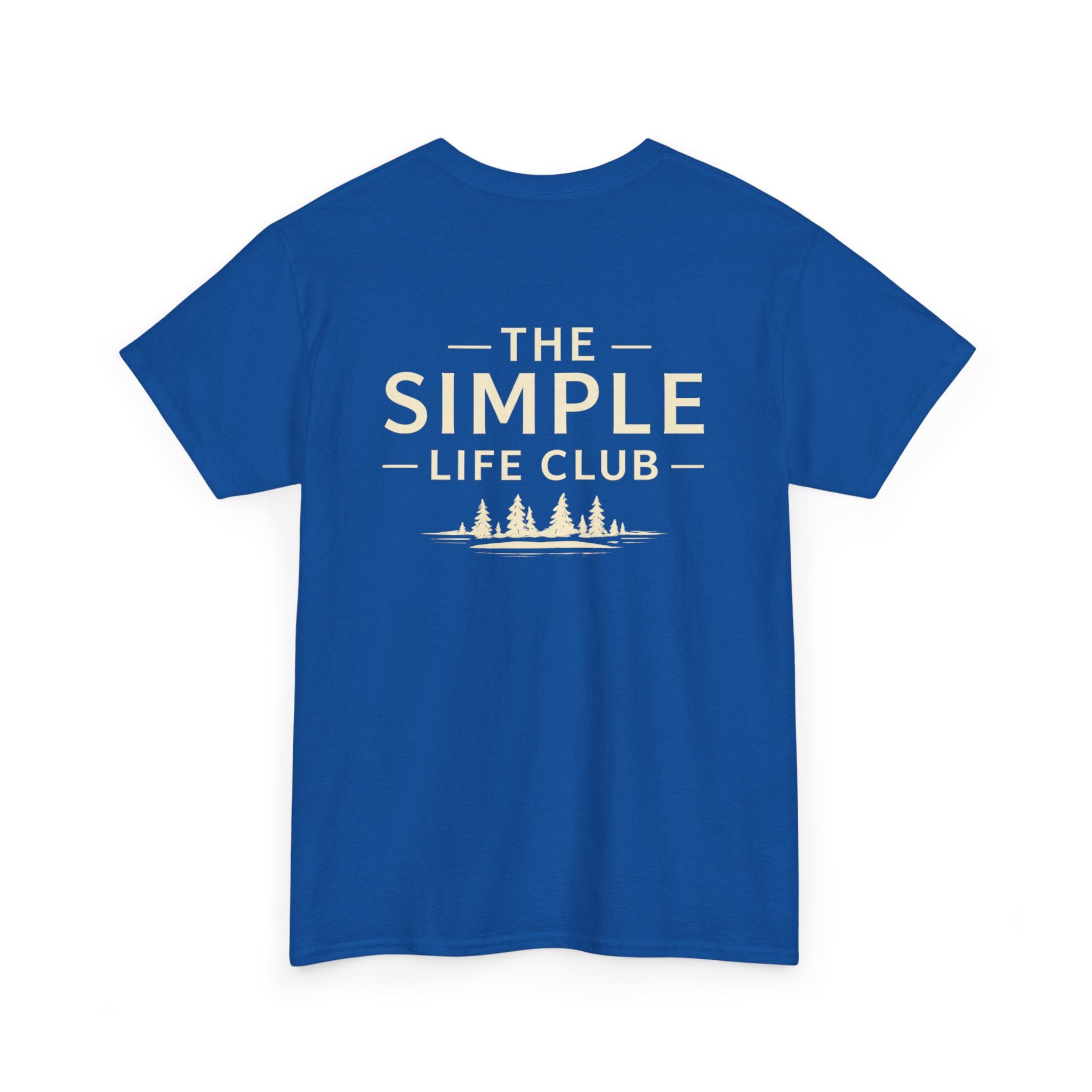 Simple Life Club T-Shirt — Minimalist Nature Graphic Tee