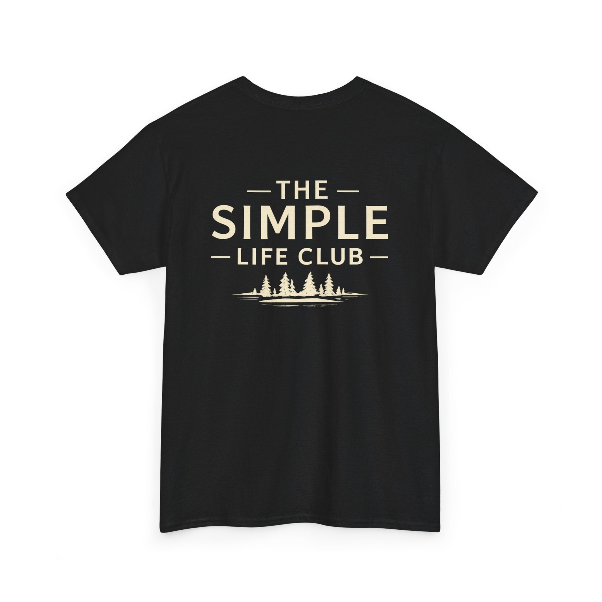 Simple Life Club T-Shirt — Minimalist Nature Graphic Tee