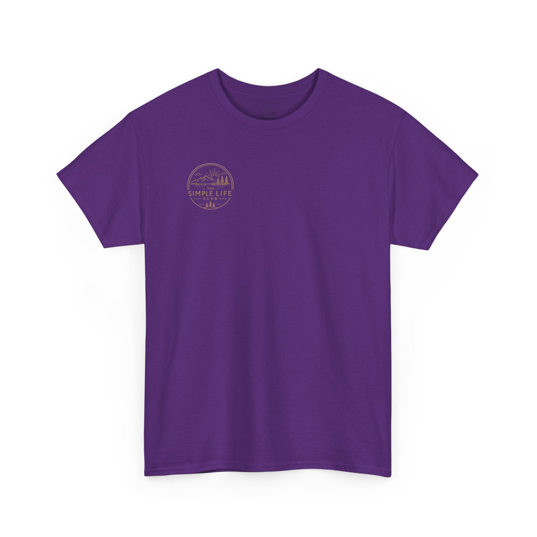Simple Life Club T-Shirt — Minimalist Nature Graphic Tee