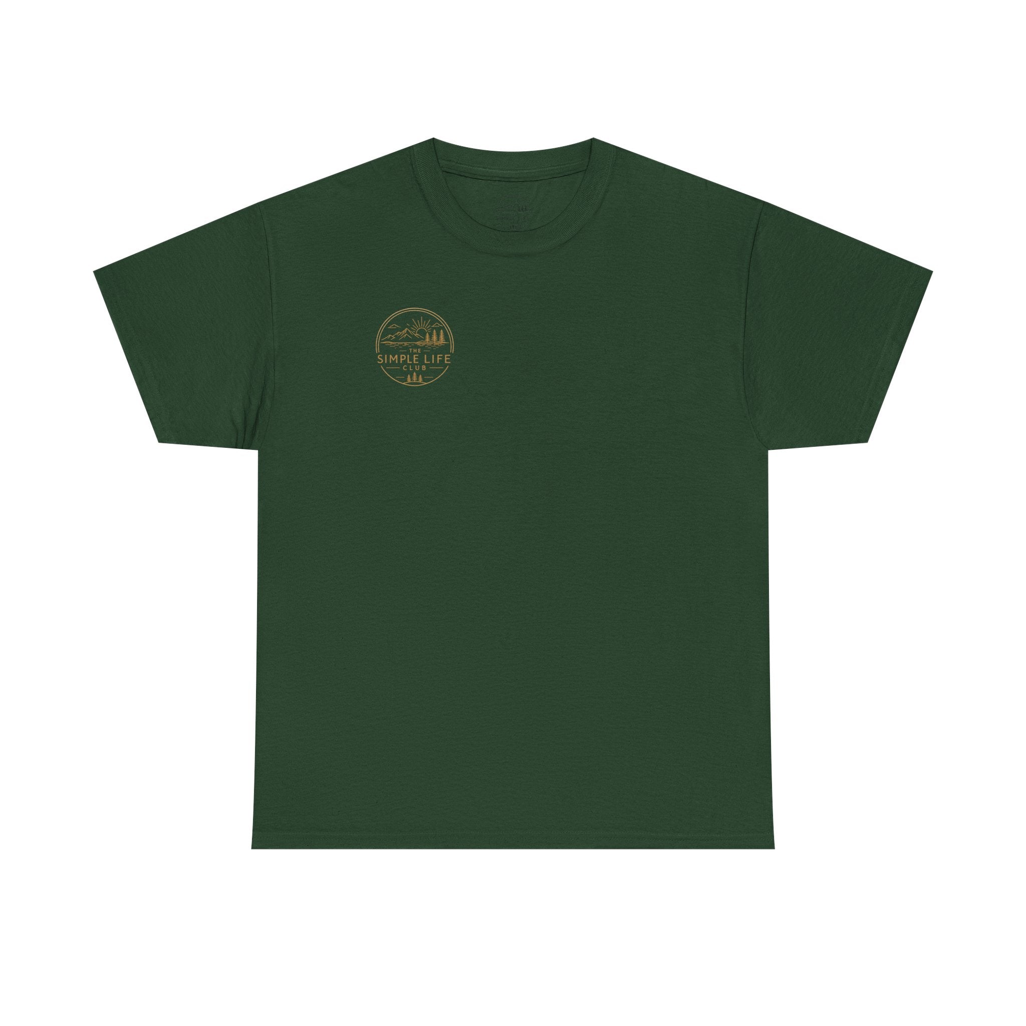 Simple Life Club T-Shirt — Minimalist Nature Graphic Tee