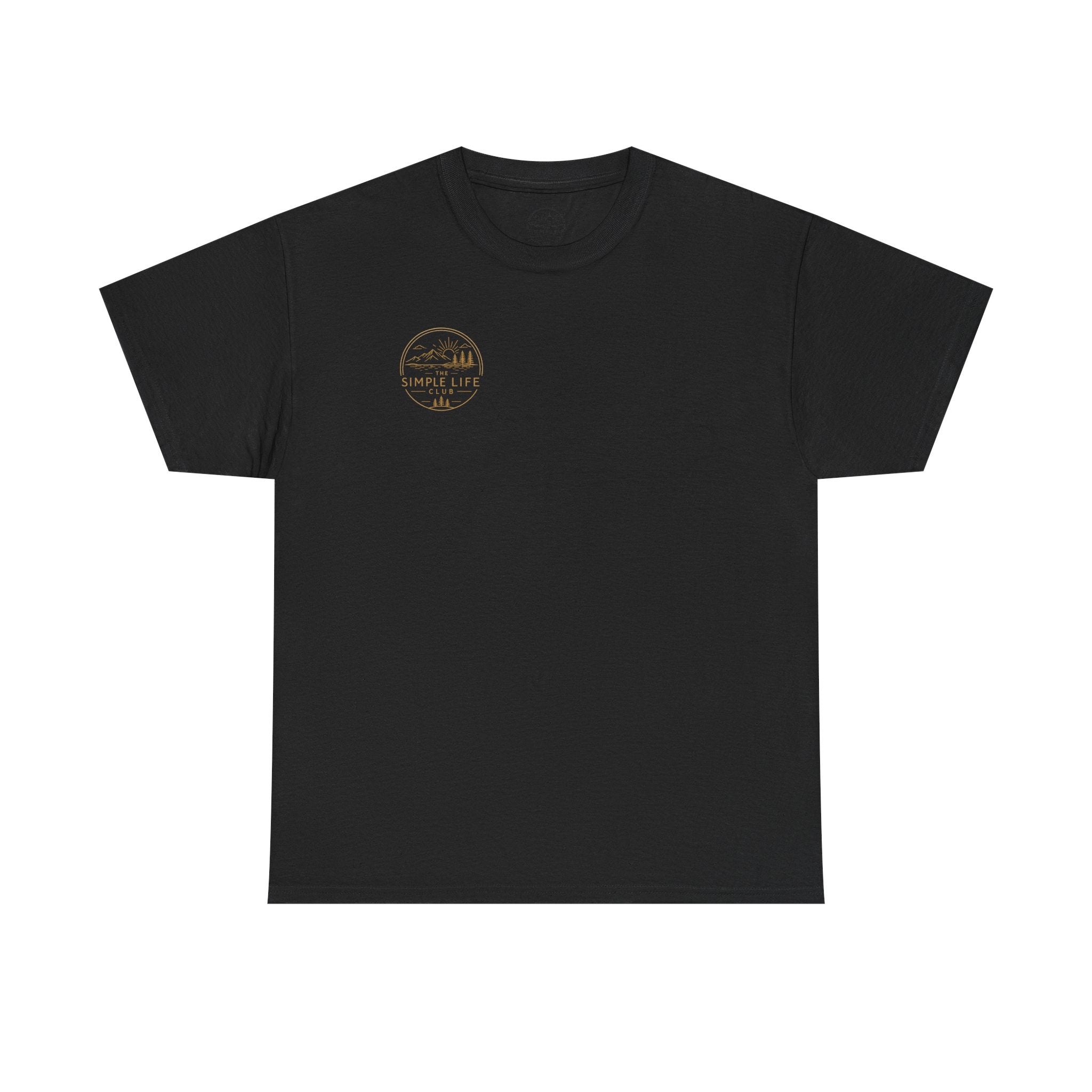 Simple Life Club T-Shirt — Minimalist Nature Graphic Tee