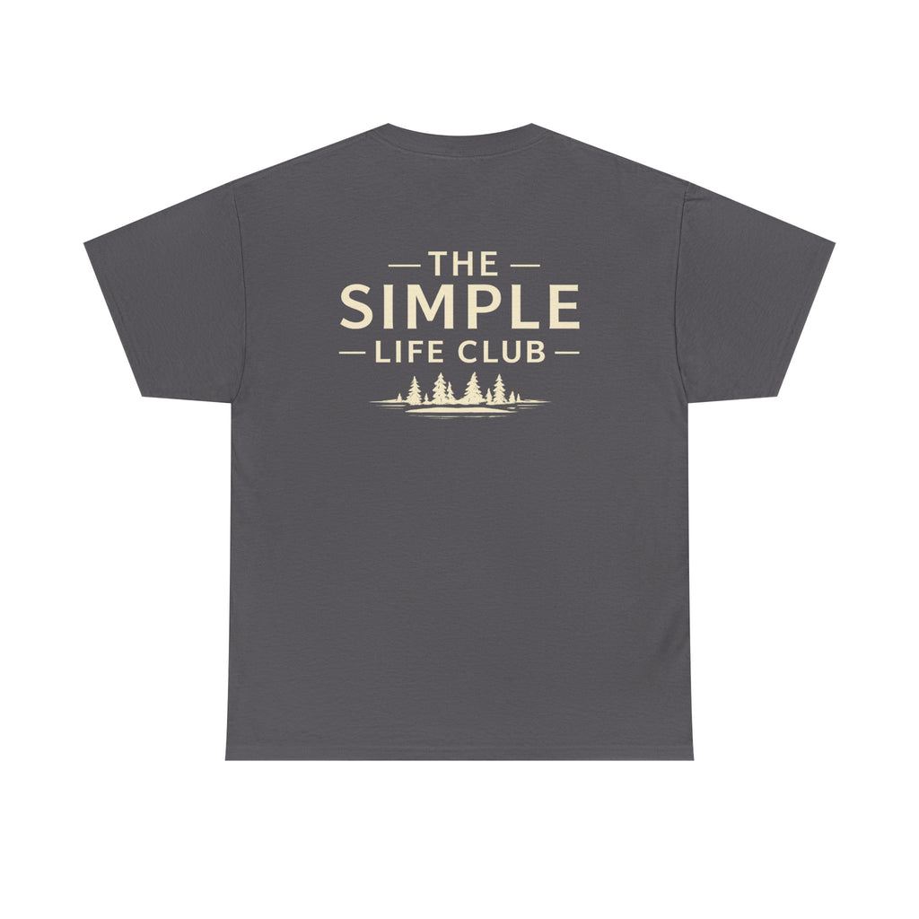 Simple Life Club T-Shirt — Minimalist Nature Graphic Tee