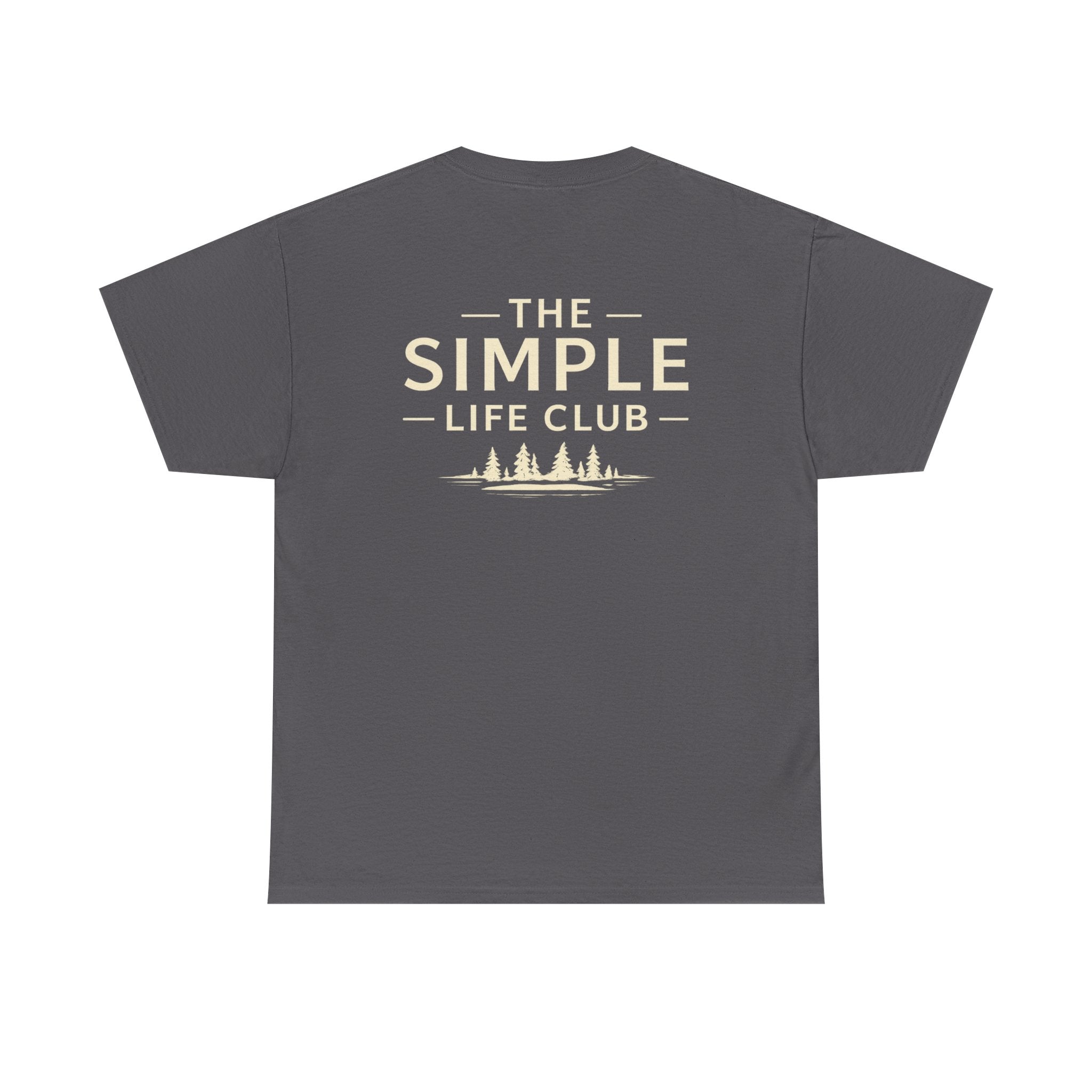 Simple Life Club T-Shirt — Minimalist Nature Graphic Tee