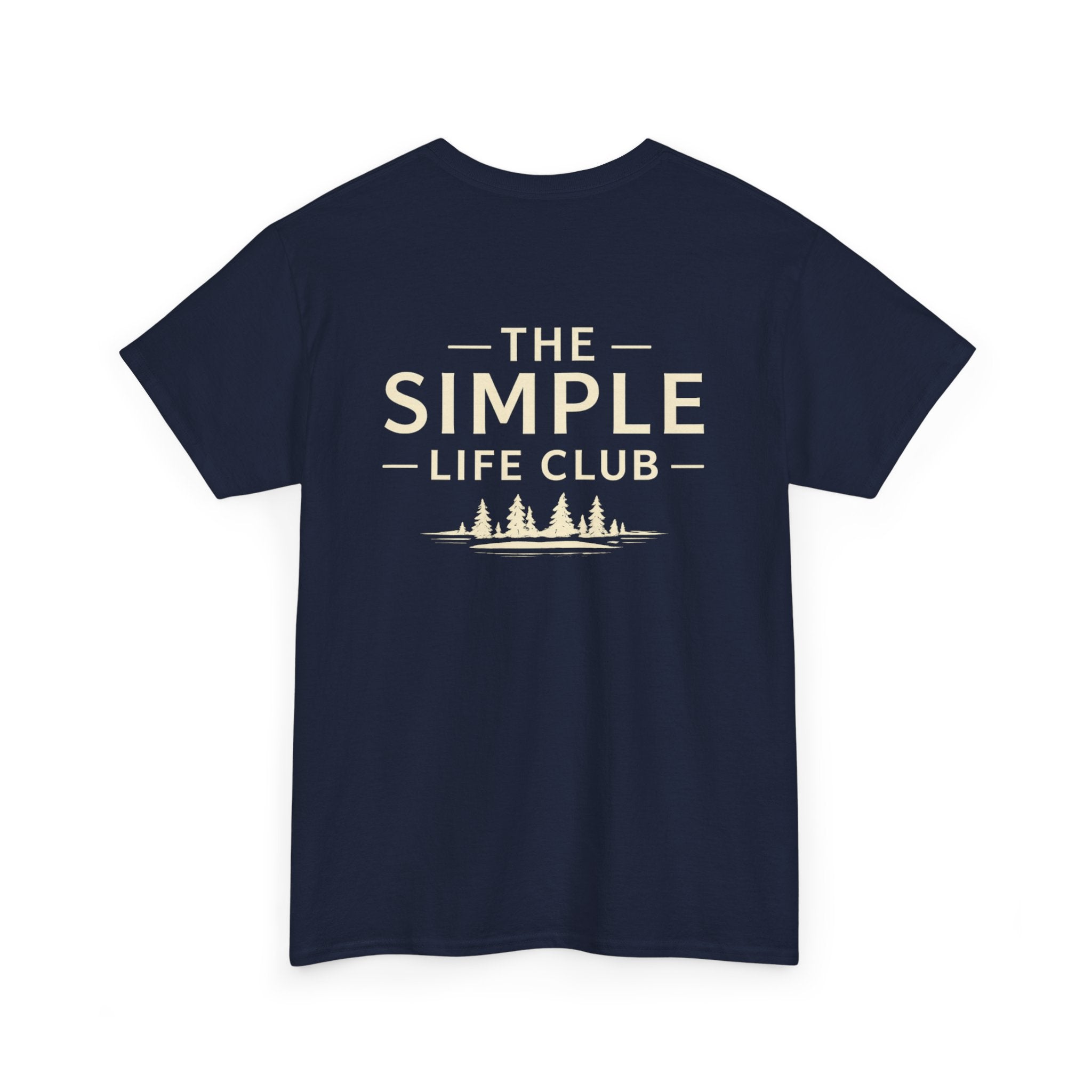 Simple Life Club T-Shirt — Minimalist Nature Graphic Tee