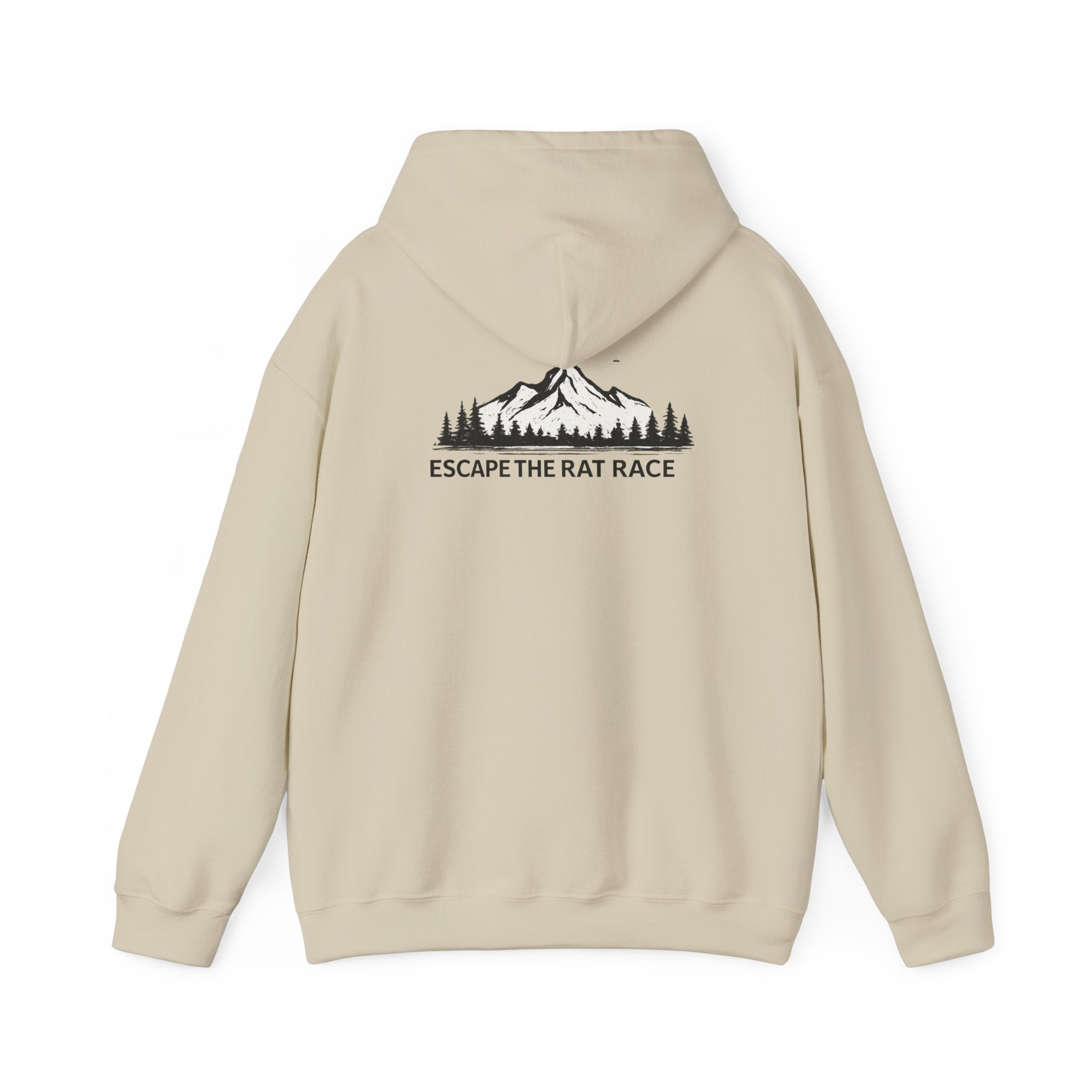 Escape the Rat Race Hoodie — Mountain Forest Adventure Pullover
