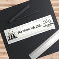 Bumper Sticker — The Simple Life Club Outdoor Adventure Decal