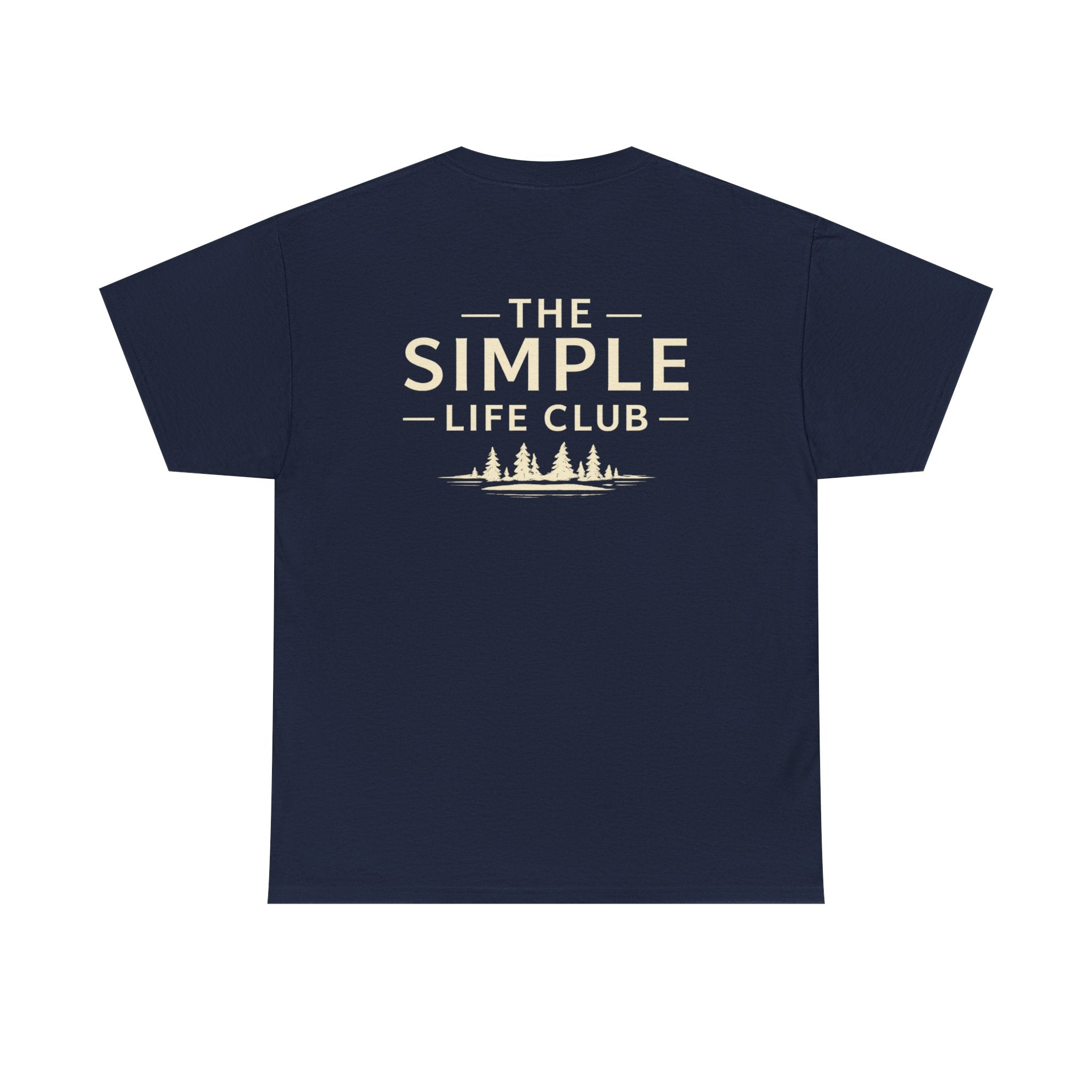 Simple Life Club T-Shirt — Minimalist Nature Graphic Tee