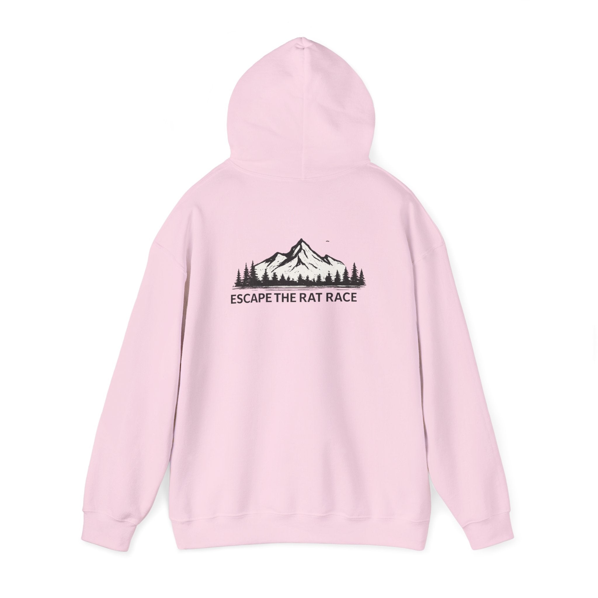 Escape the Rat Race Hoodie — Mountain Forest Adventure Pullover