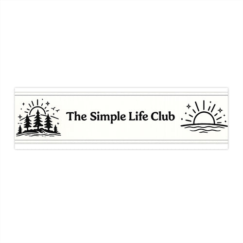 Bumper Sticker — The Simple Life Club Outdoor Adventure Decal