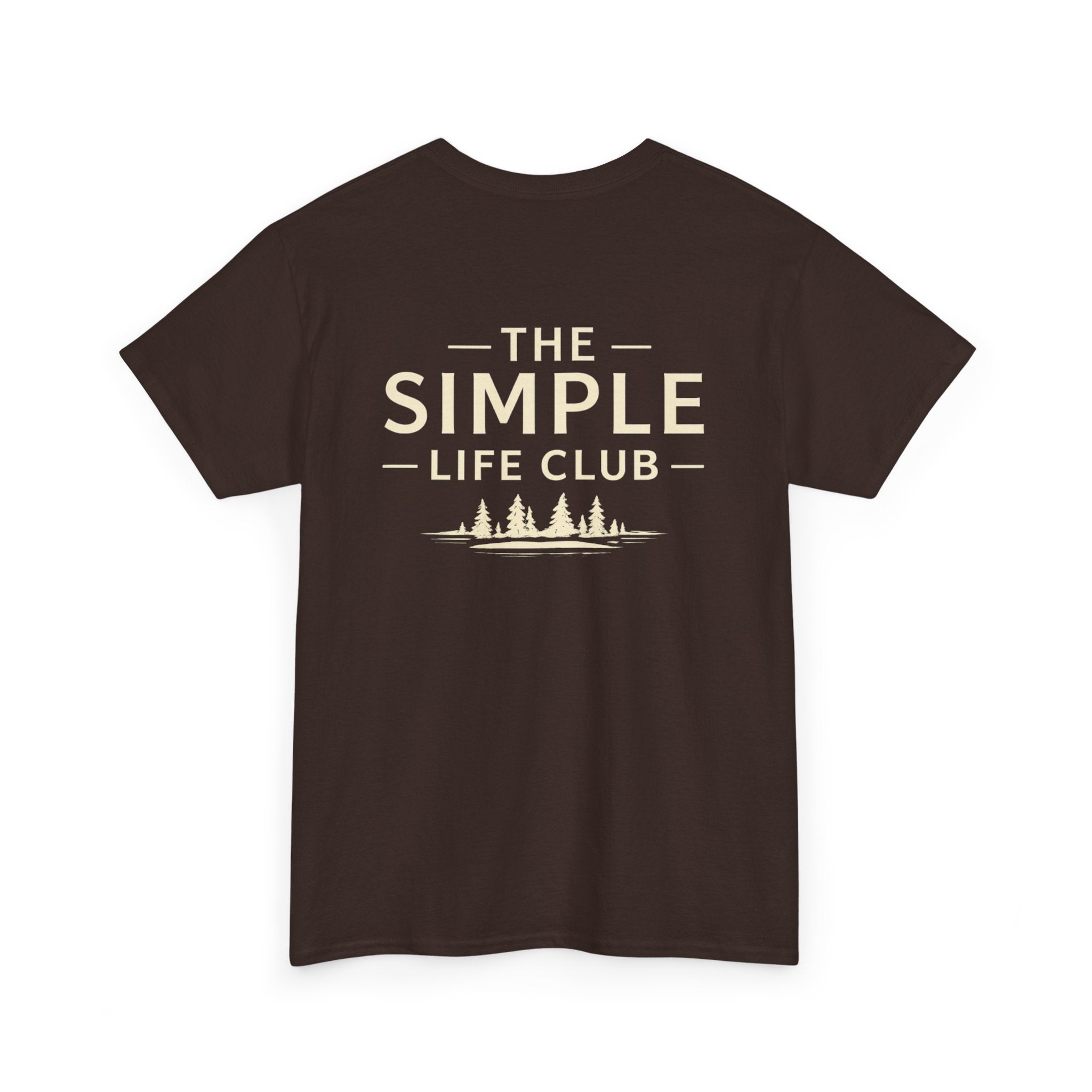 Simple Life Club T-Shirt — Minimalist Nature Graphic Tee