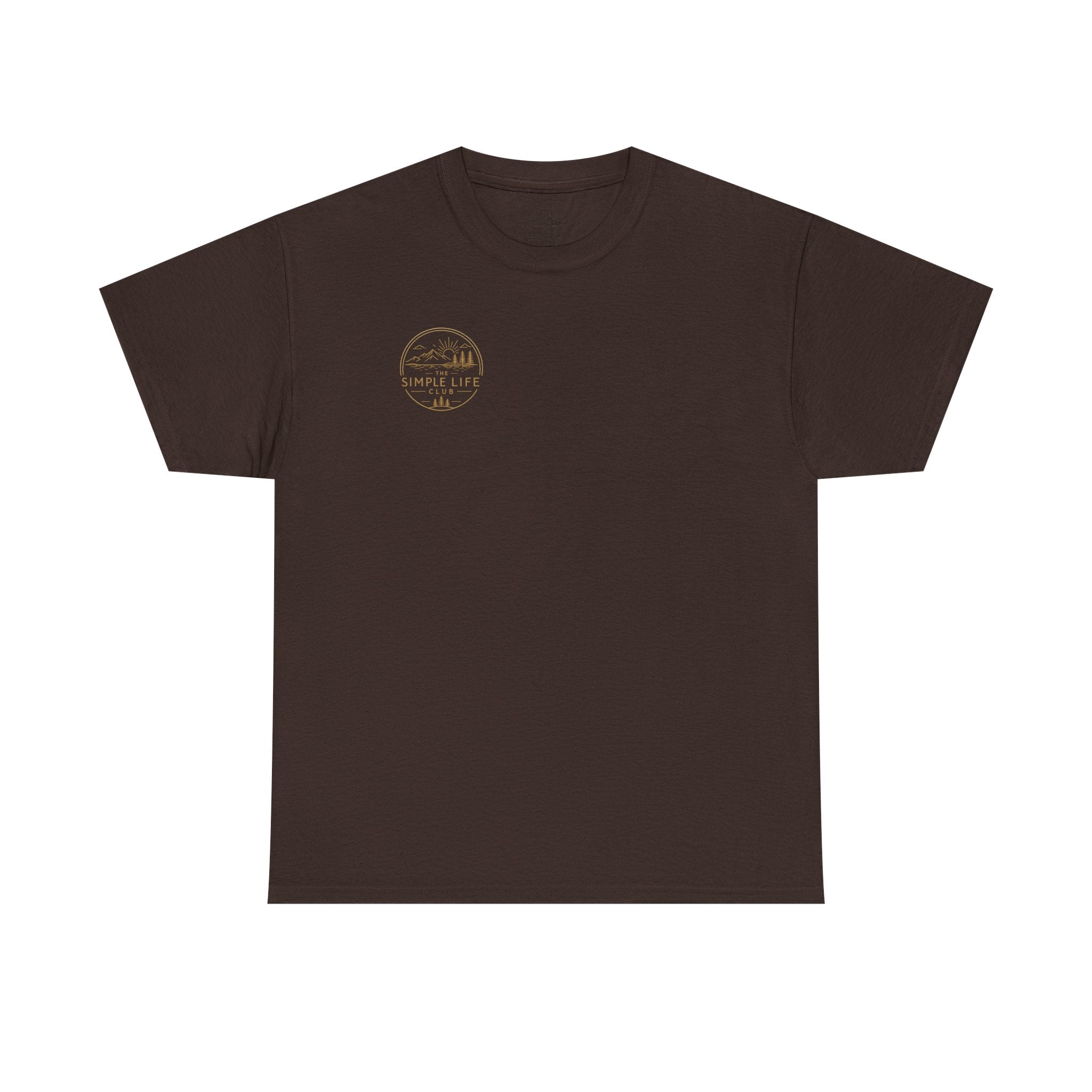 Simple Life Club T-Shirt — Minimalist Nature Graphic Tee