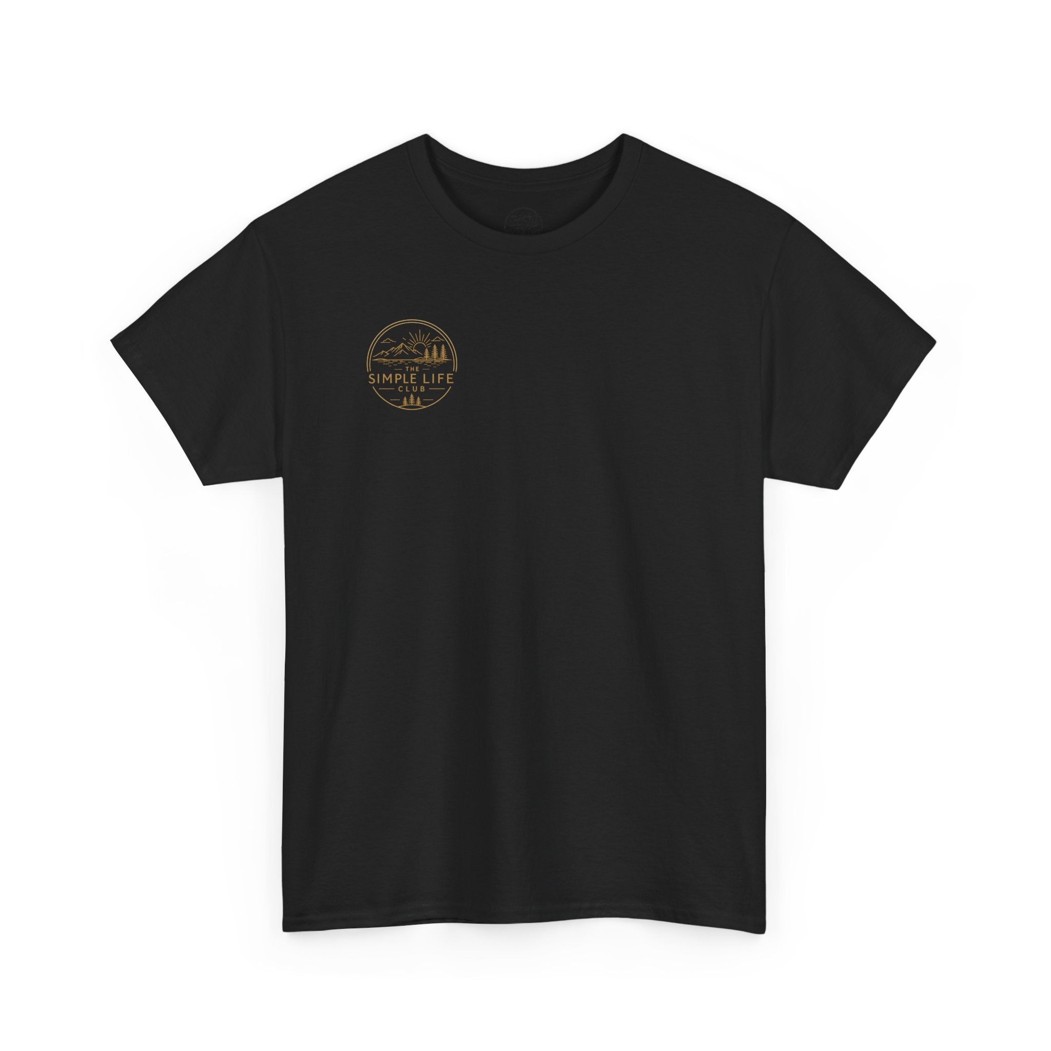 Simple Life Club T-Shirt — Minimalist Nature Graphic Tee