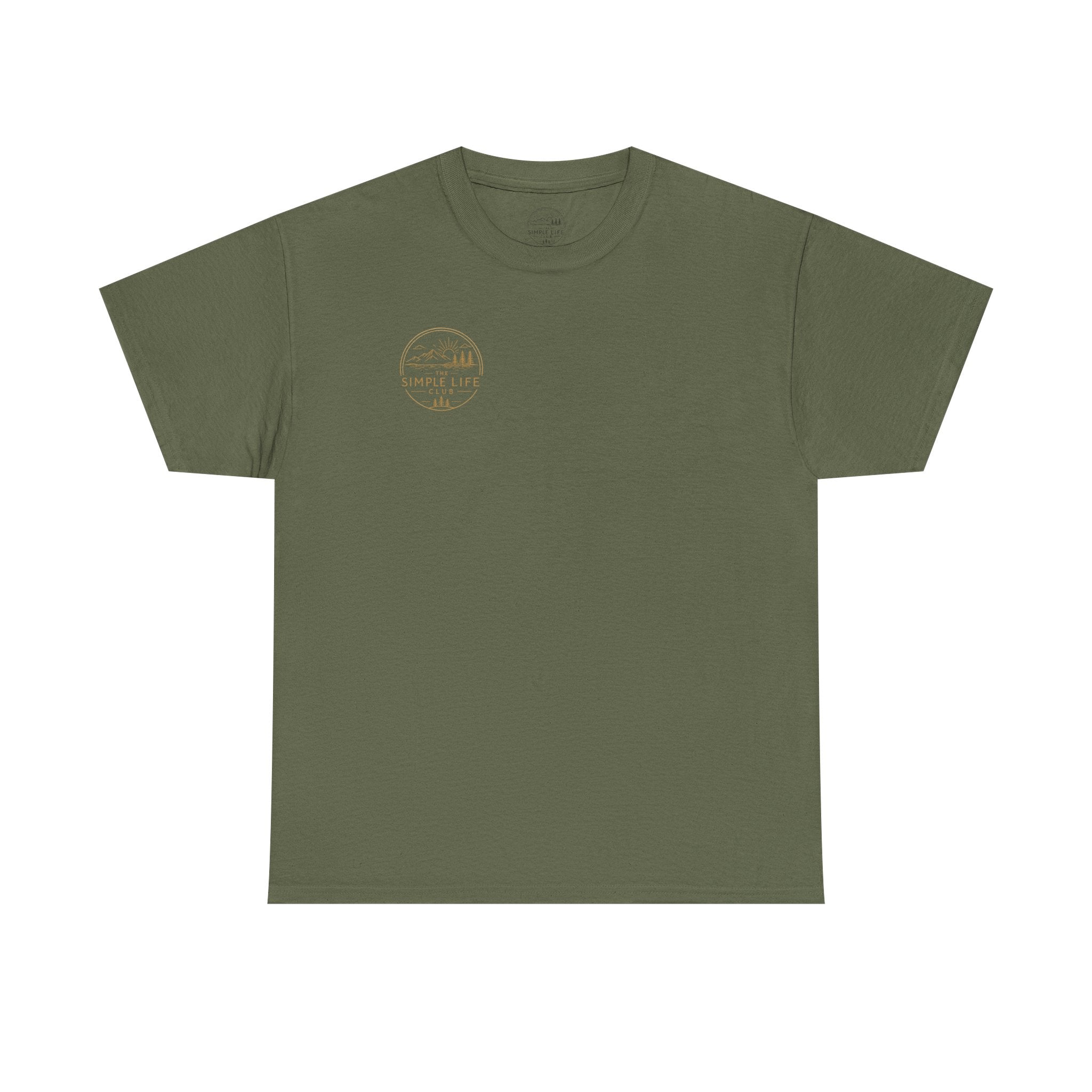 Simple Life Club T-Shirt — Minimalist Nature Graphic Tee