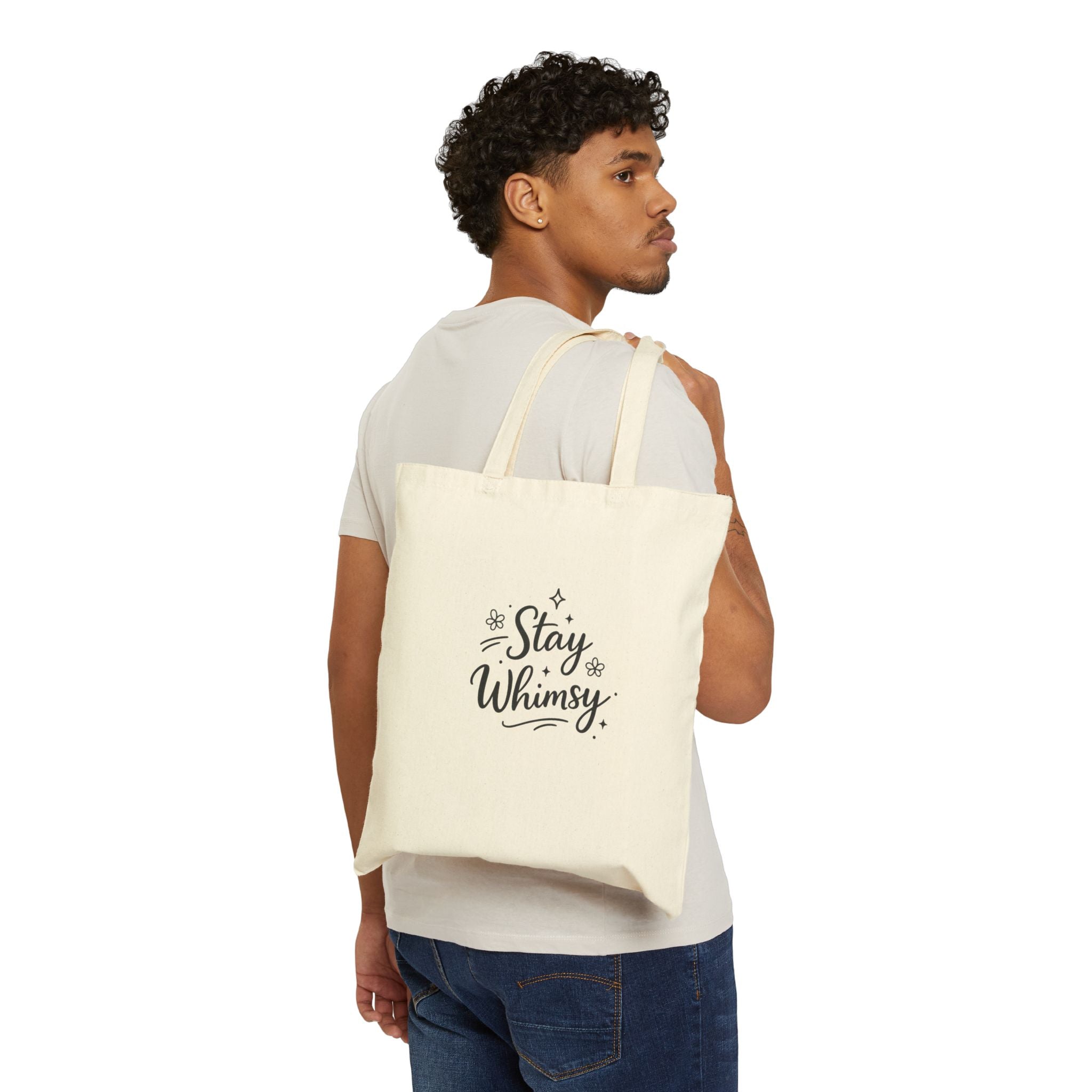 Stay Whimsy Canvas Tote Bag