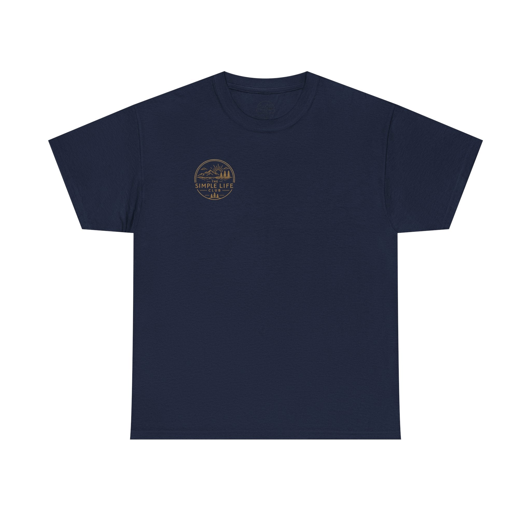 Simple Life Club T-Shirt — Minimalist Nature Graphic Tee