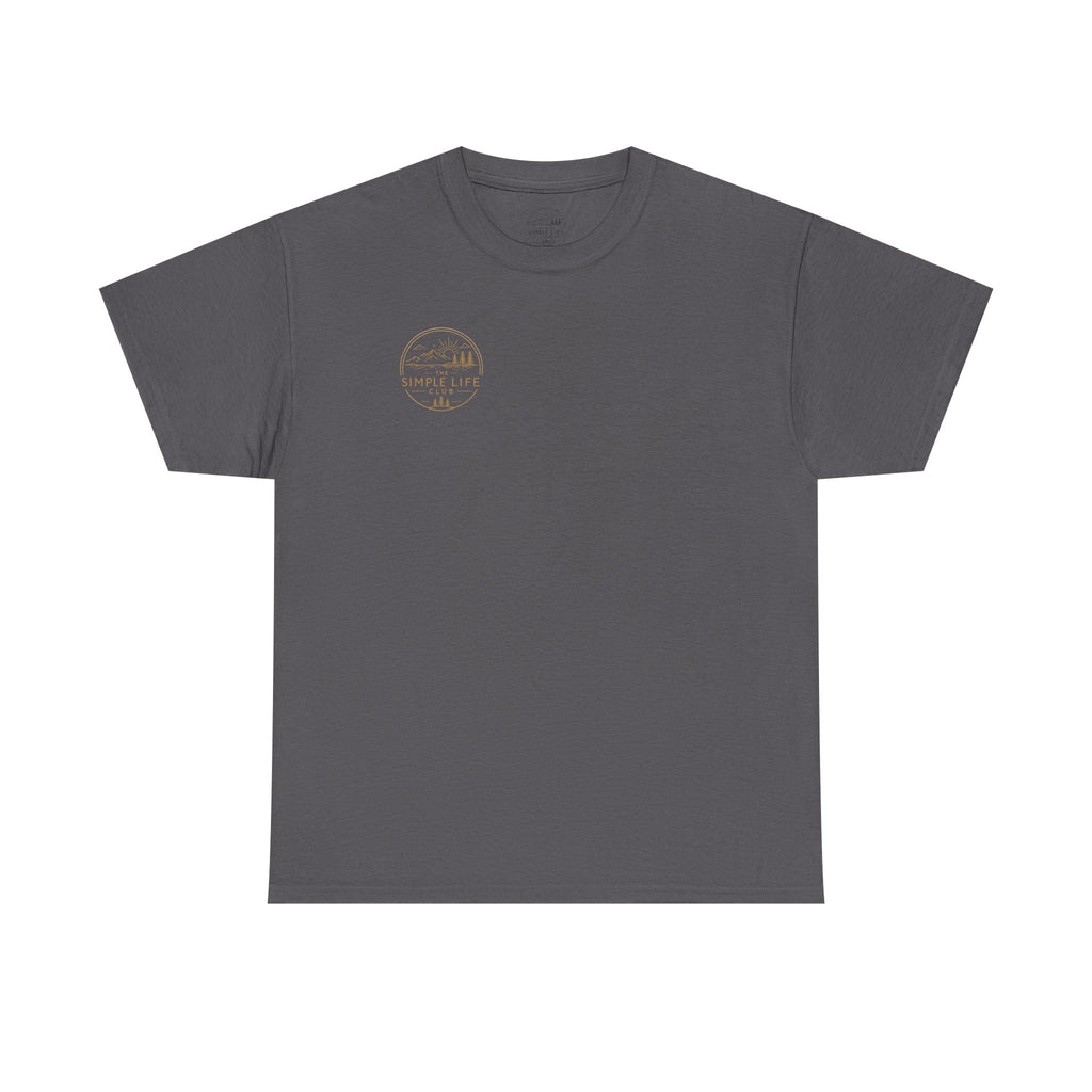 Simple Life Club T-Shirt — Minimalist Nature Graphic Tee