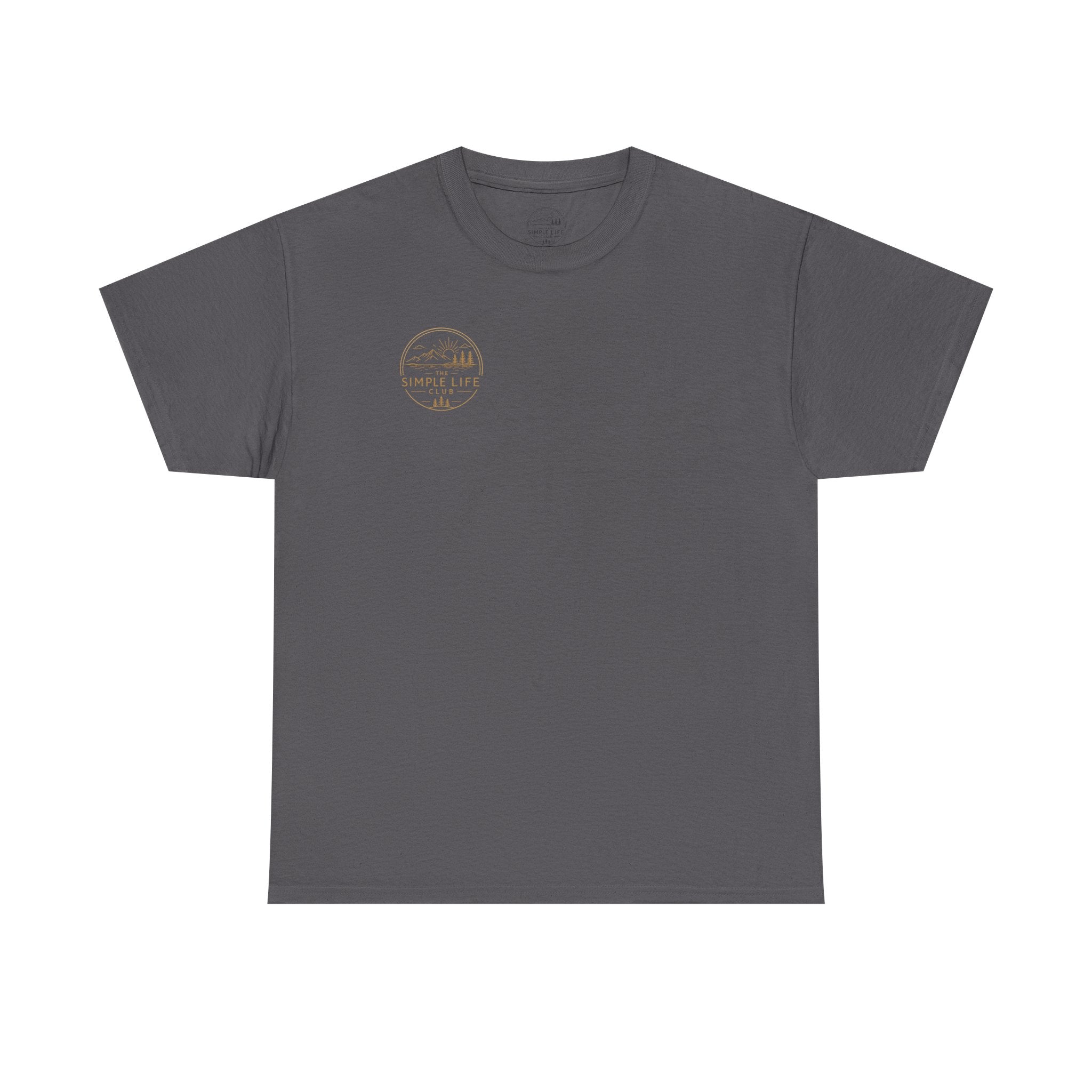 Simple Life Club T-Shirt — Minimalist Nature Graphic Tee