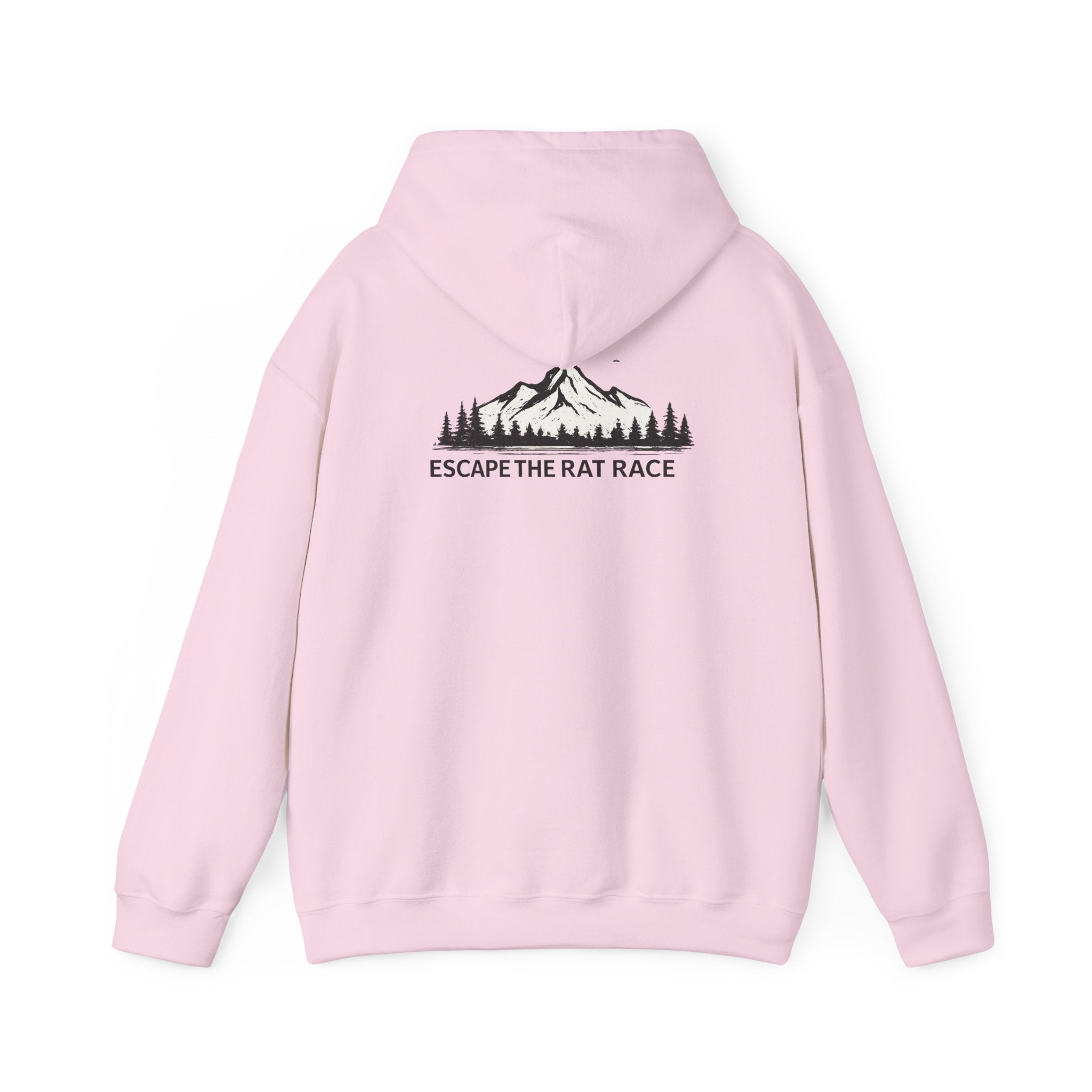 Escape the Rat Race Hoodie — Mountain Forest Adventure Pullover