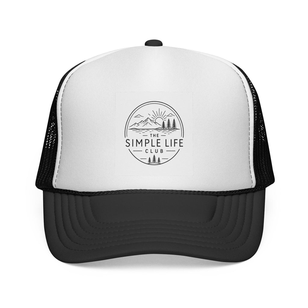 Trucker Cap — "The Simple Life Club" Vintage Outdoor Mesh Hat