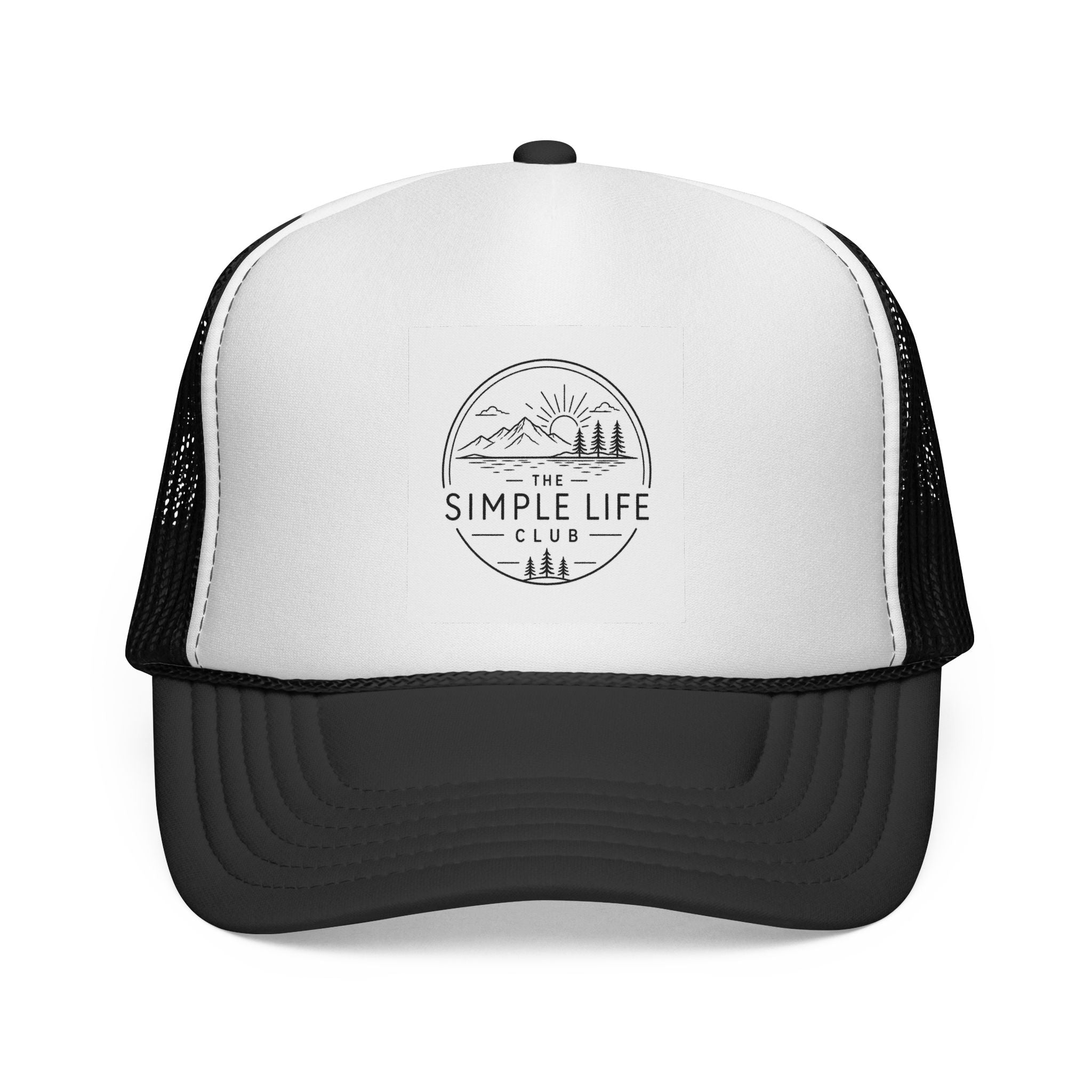 Trucker Cap — "The Simple Life Club" Vintage Outdoor Mesh Hat