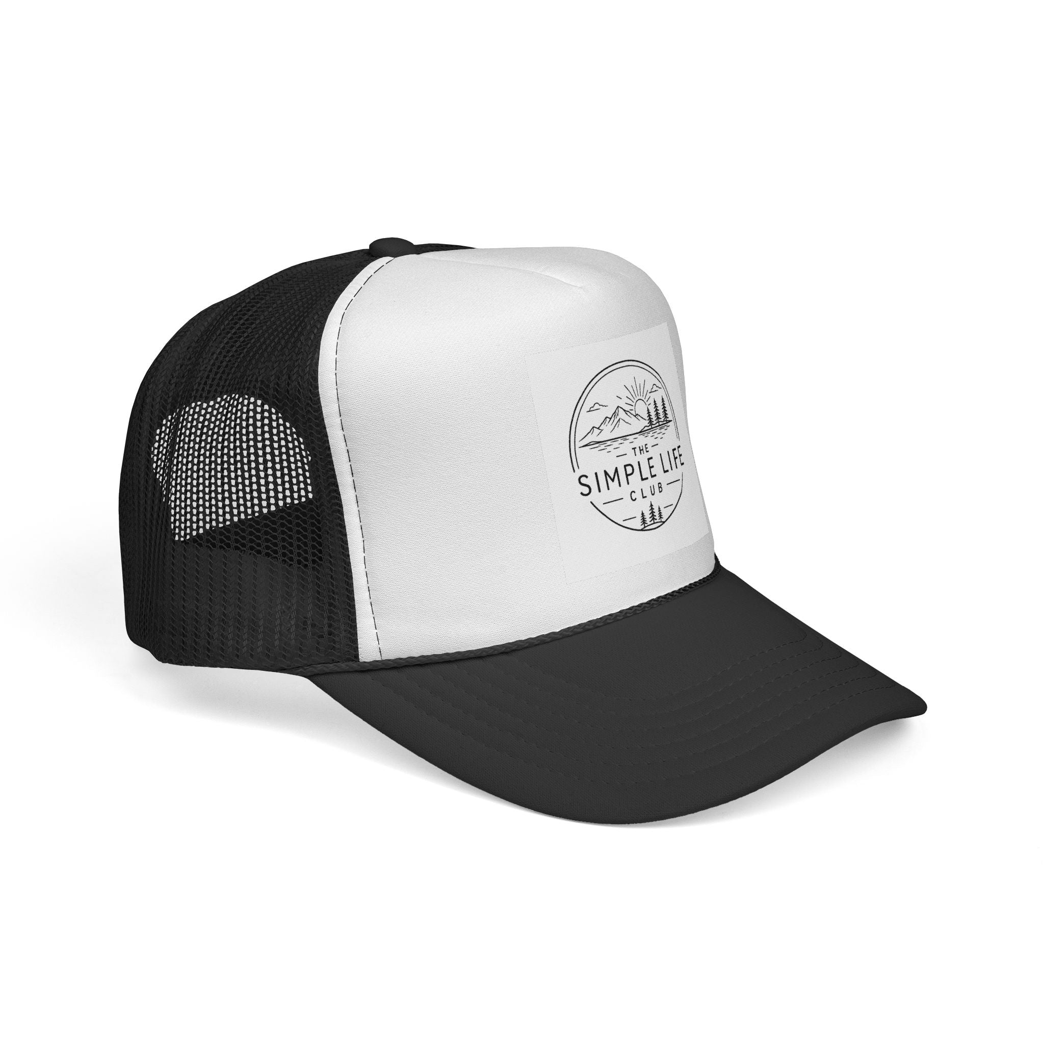 Trucker Cap — "The Simple Life Club" Vintage Outdoor Mesh Hat