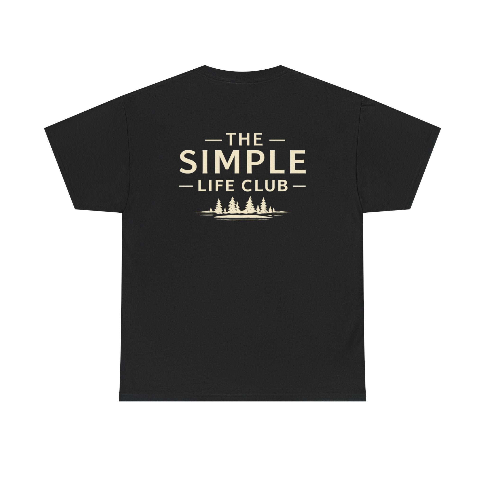 Simple Life Club T-Shirt — Minimalist Nature Graphic Tee