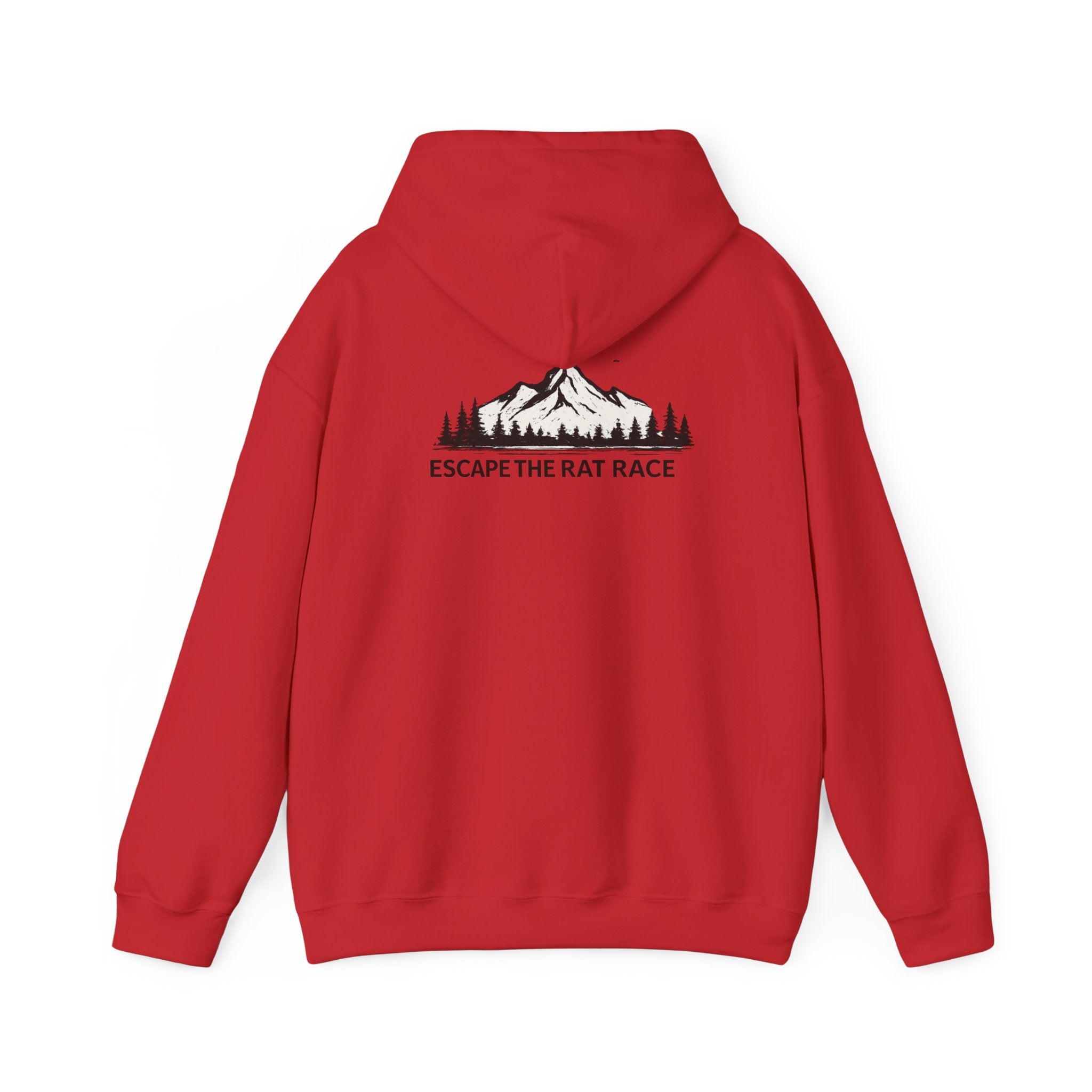 Escape the Rat Race Hoodie — Mountain Forest Adventure Pullover