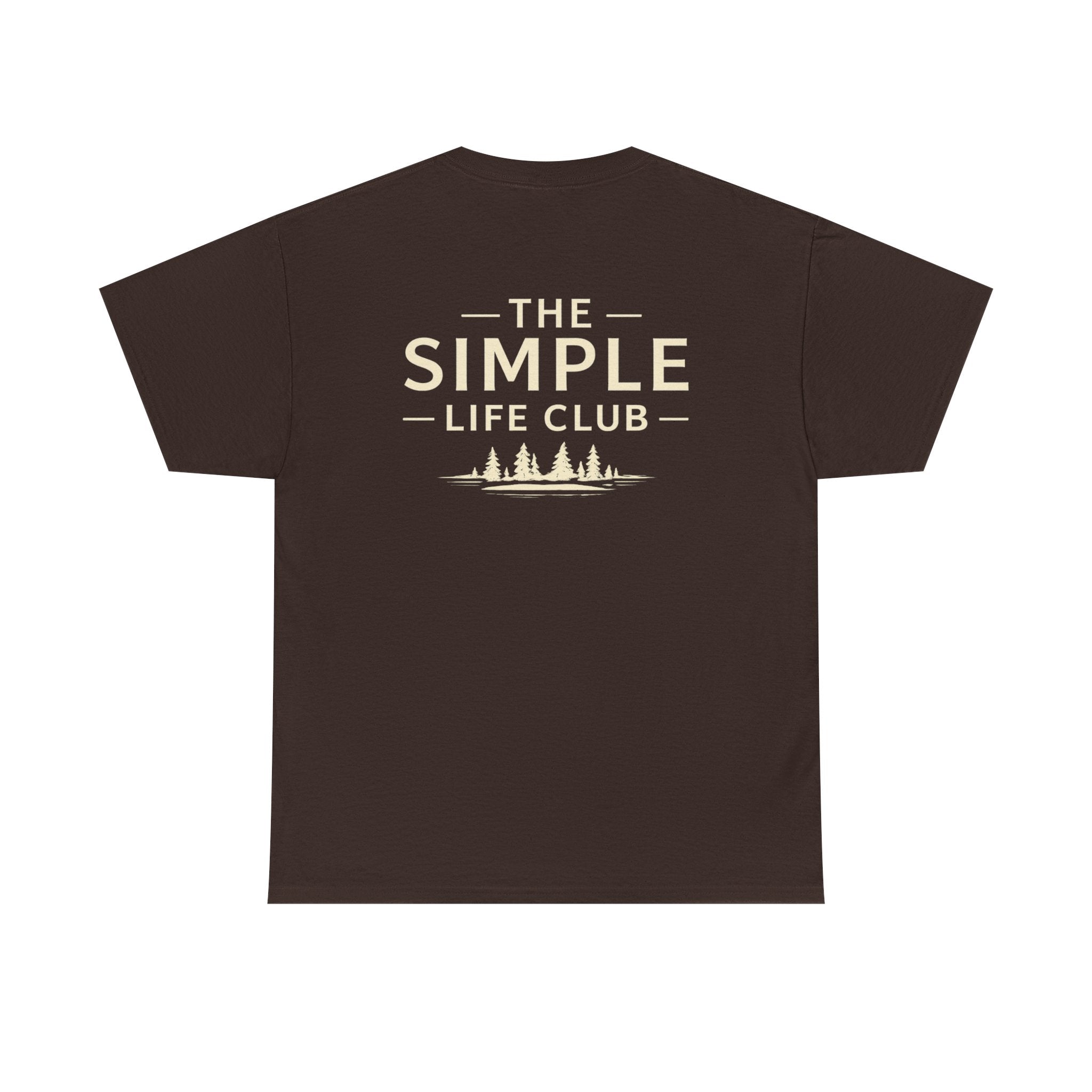 Simple Life Club T-Shirt — Minimalist Nature Graphic Tee
