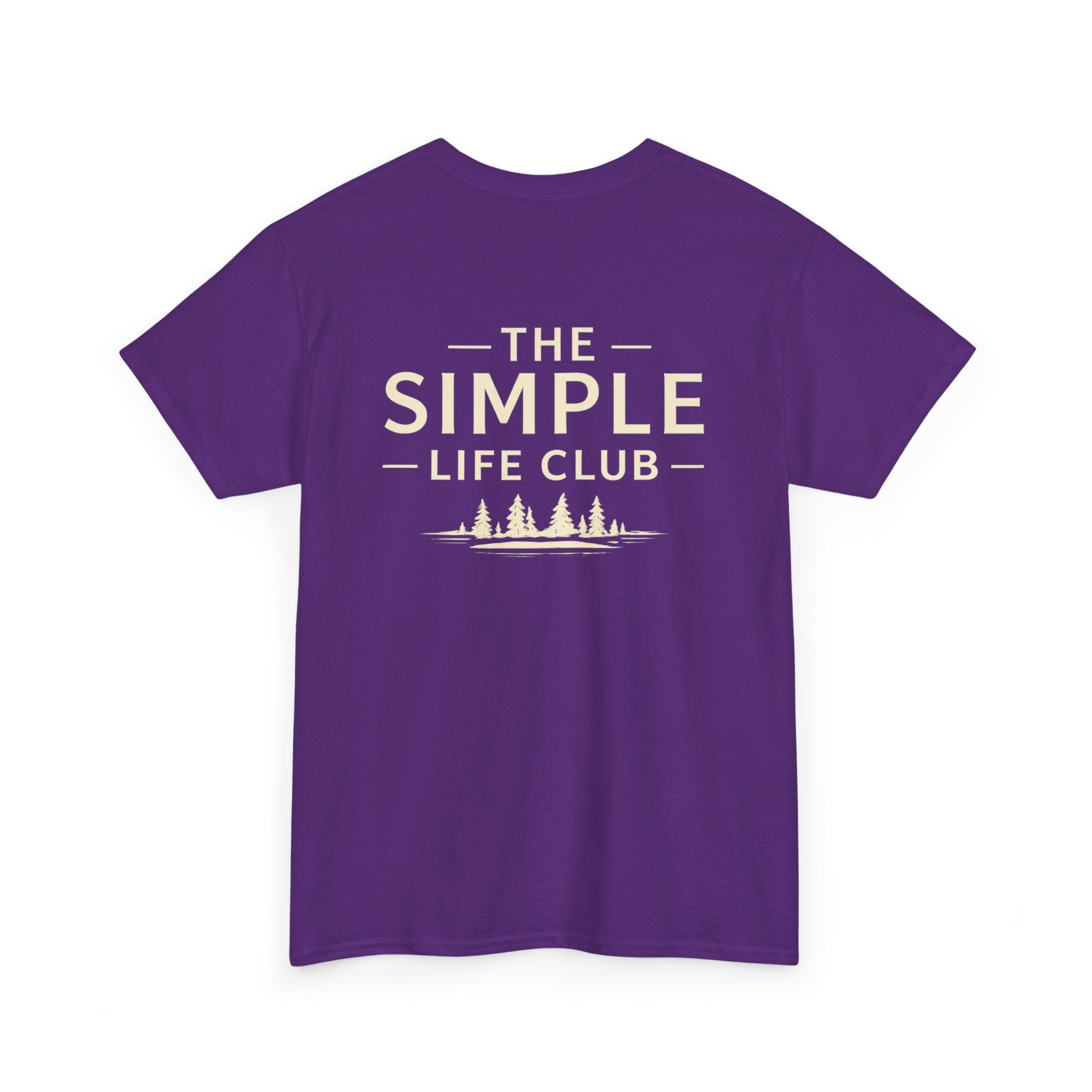 Simple Life Club T-Shirt — Minimalist Nature Graphic Tee
